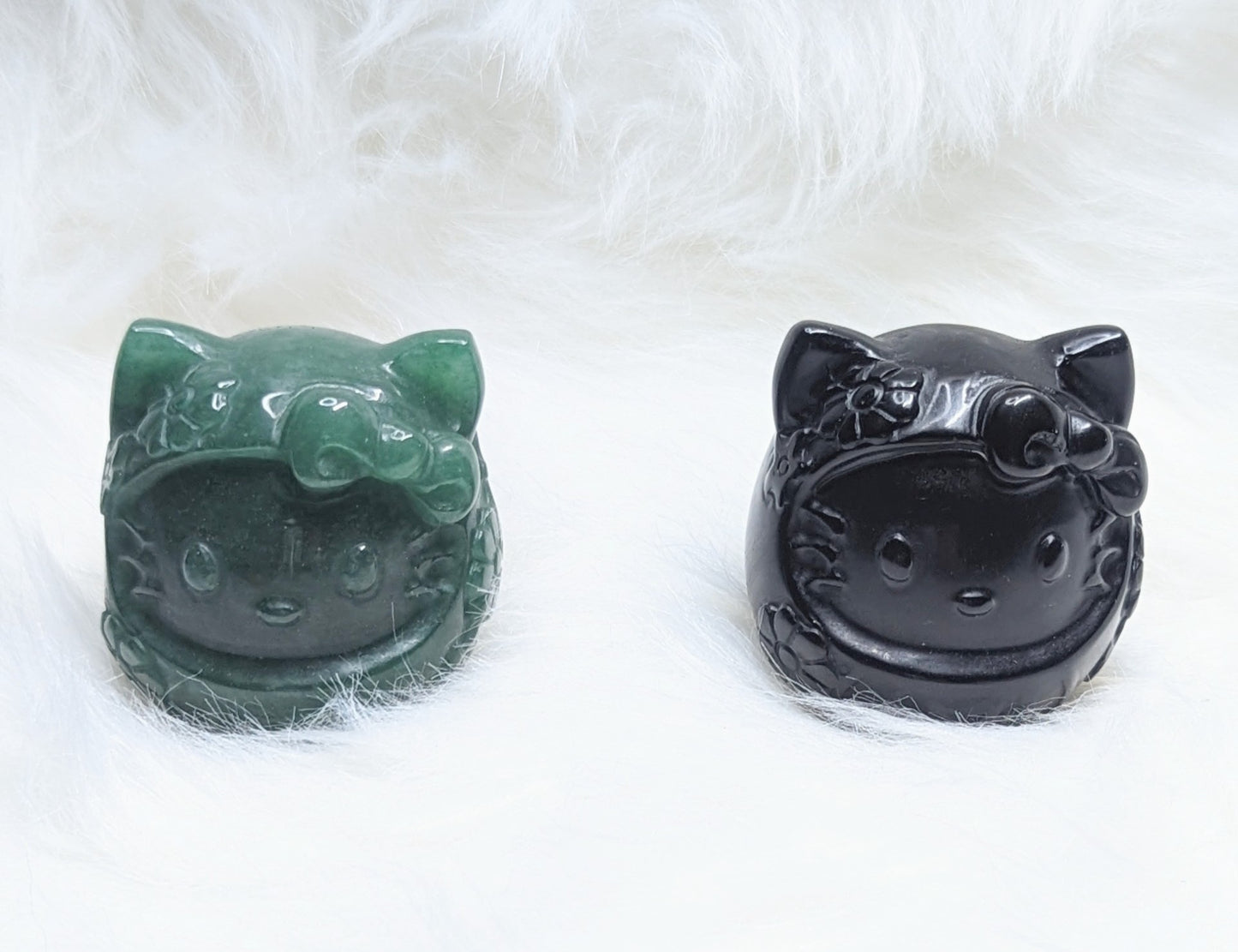 2" Inches Tall 2"inches Wide Hello Kitty Carving