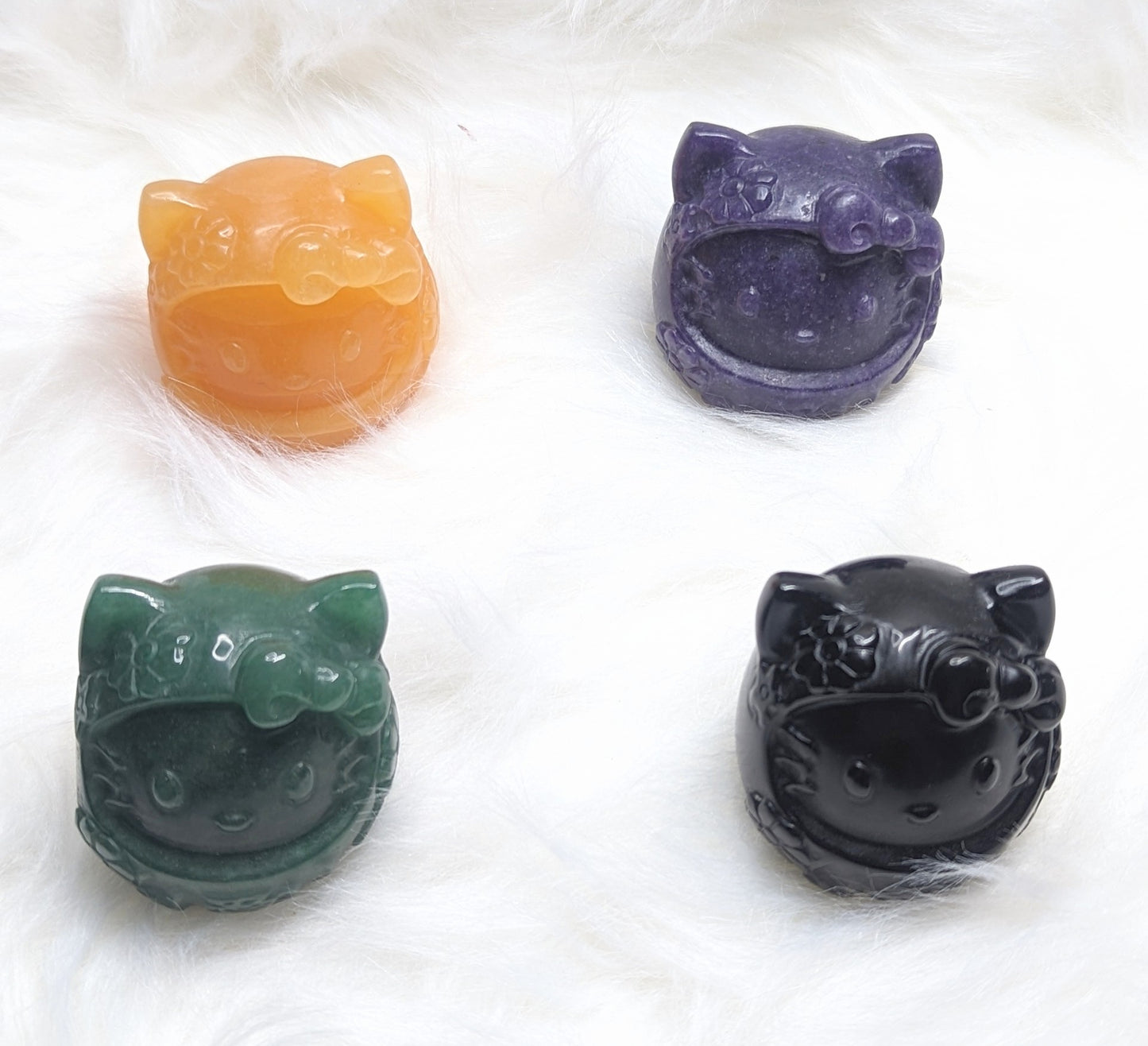2" Inches Tall 2"inches Wide Hello Kitty Carving