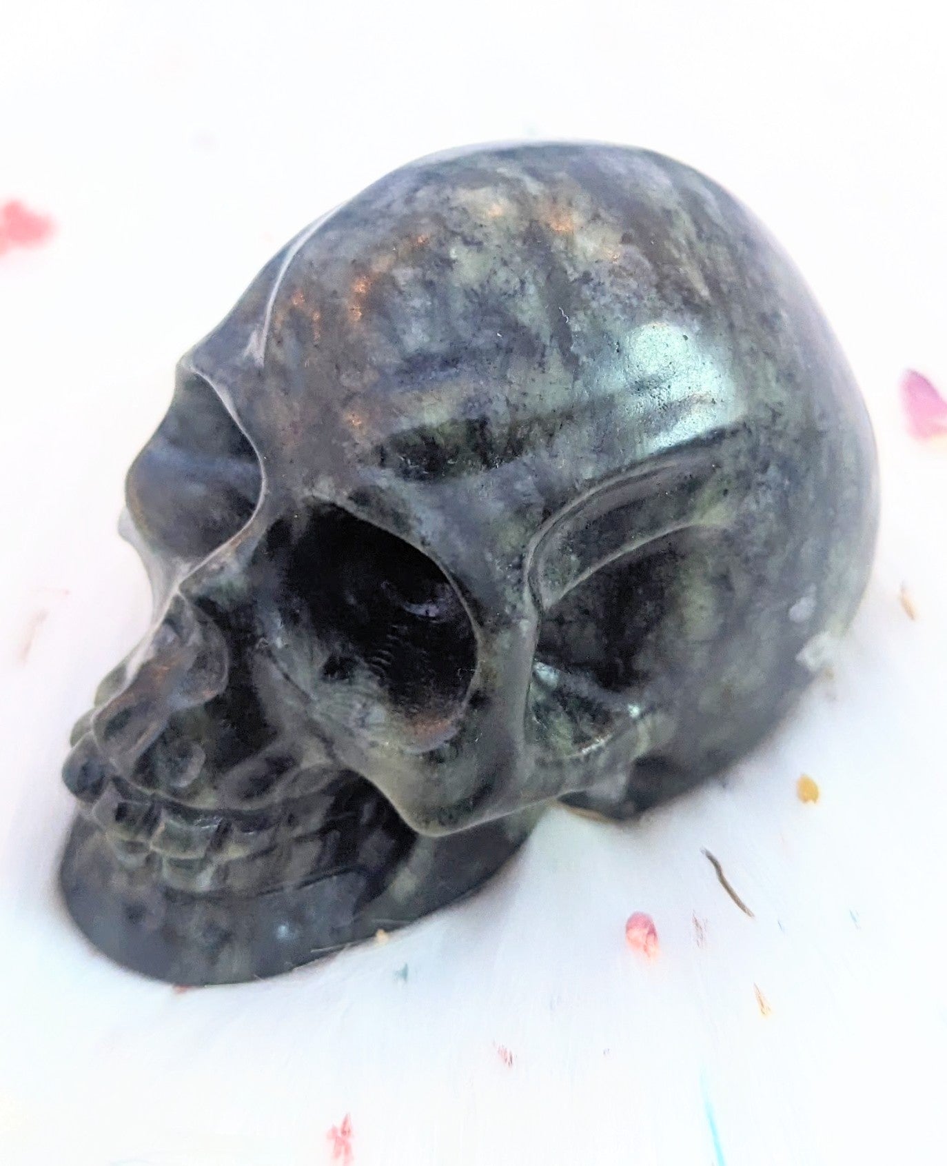 3" inches Serpentine Skull