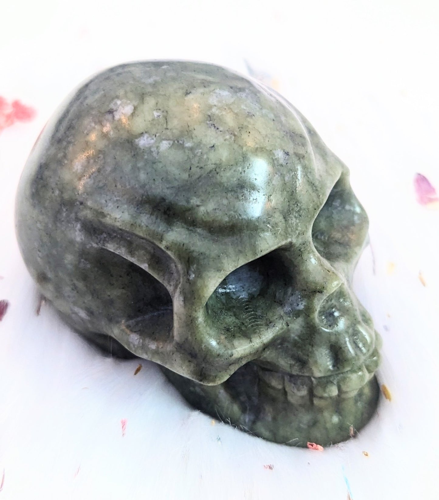 3.25" inches Serpentine Stone Skull