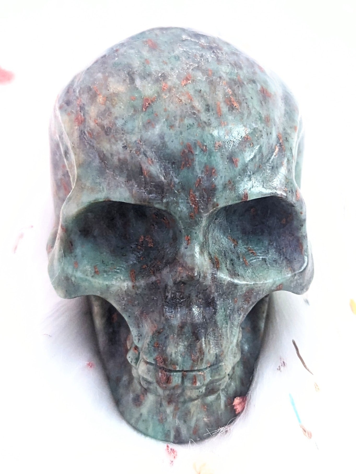 3" inches Bloodstone Skull