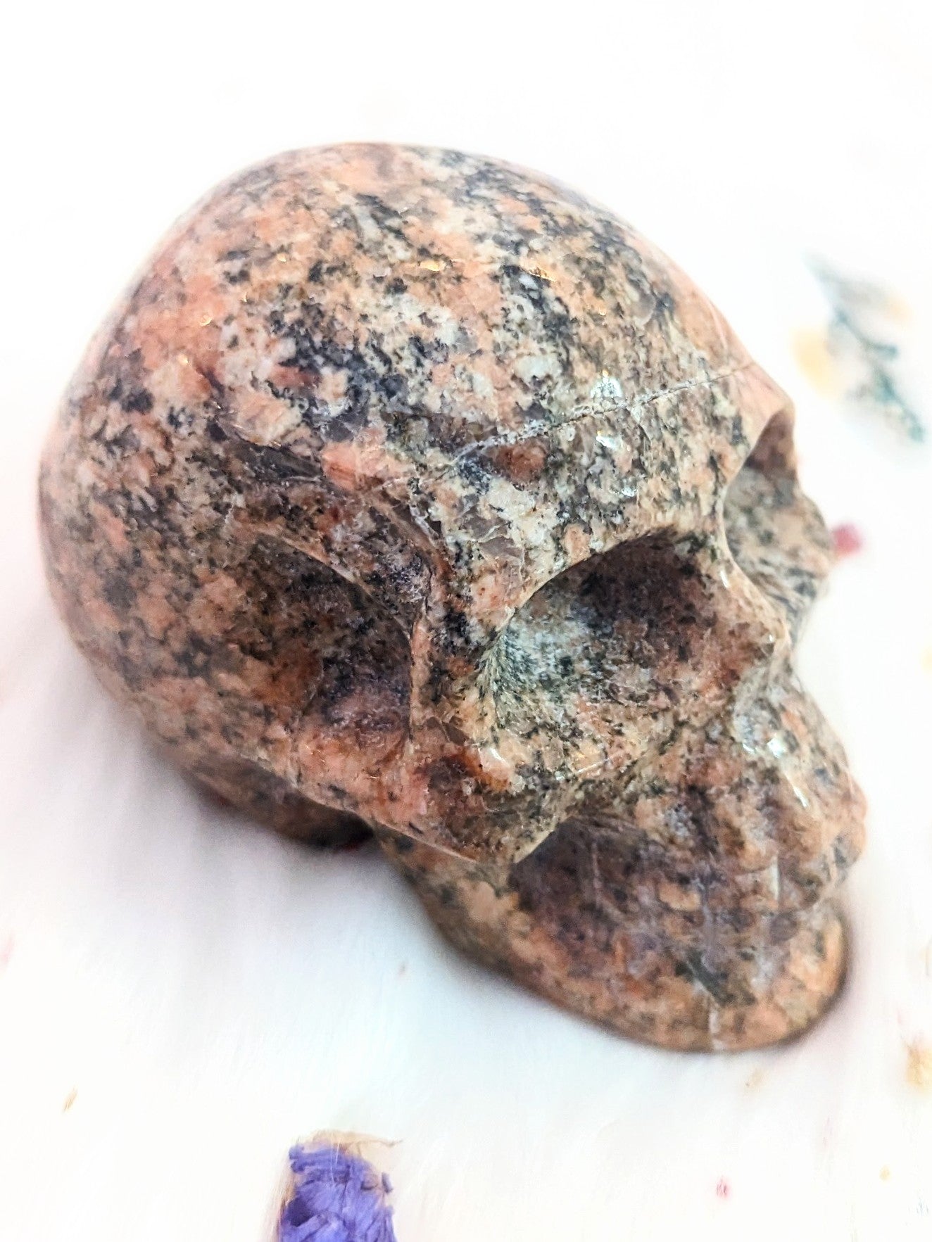 3" inches Granite Stone Skull