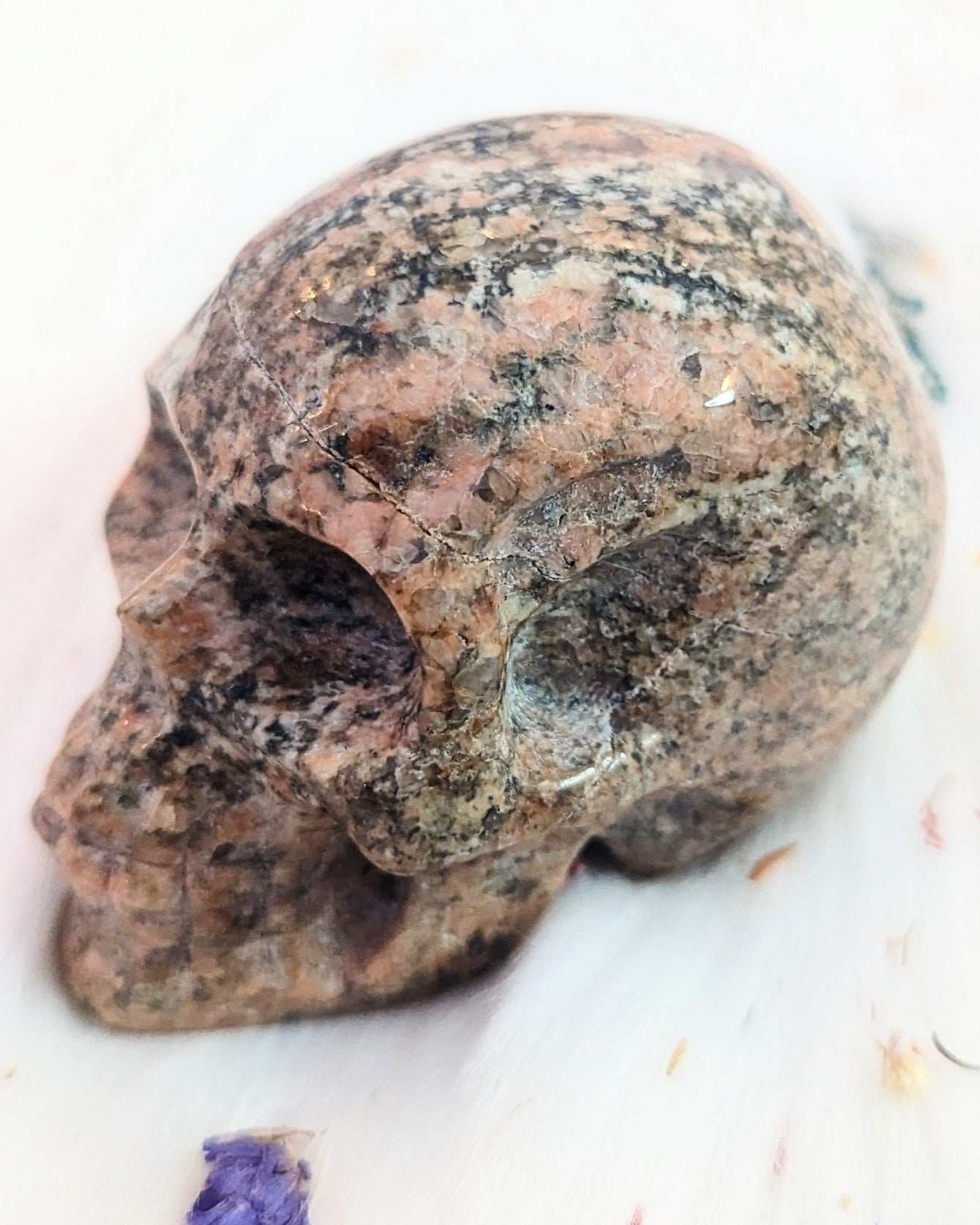 3" inches Granite Stone Skull