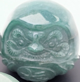 2" inches Green Aventurine Daruma