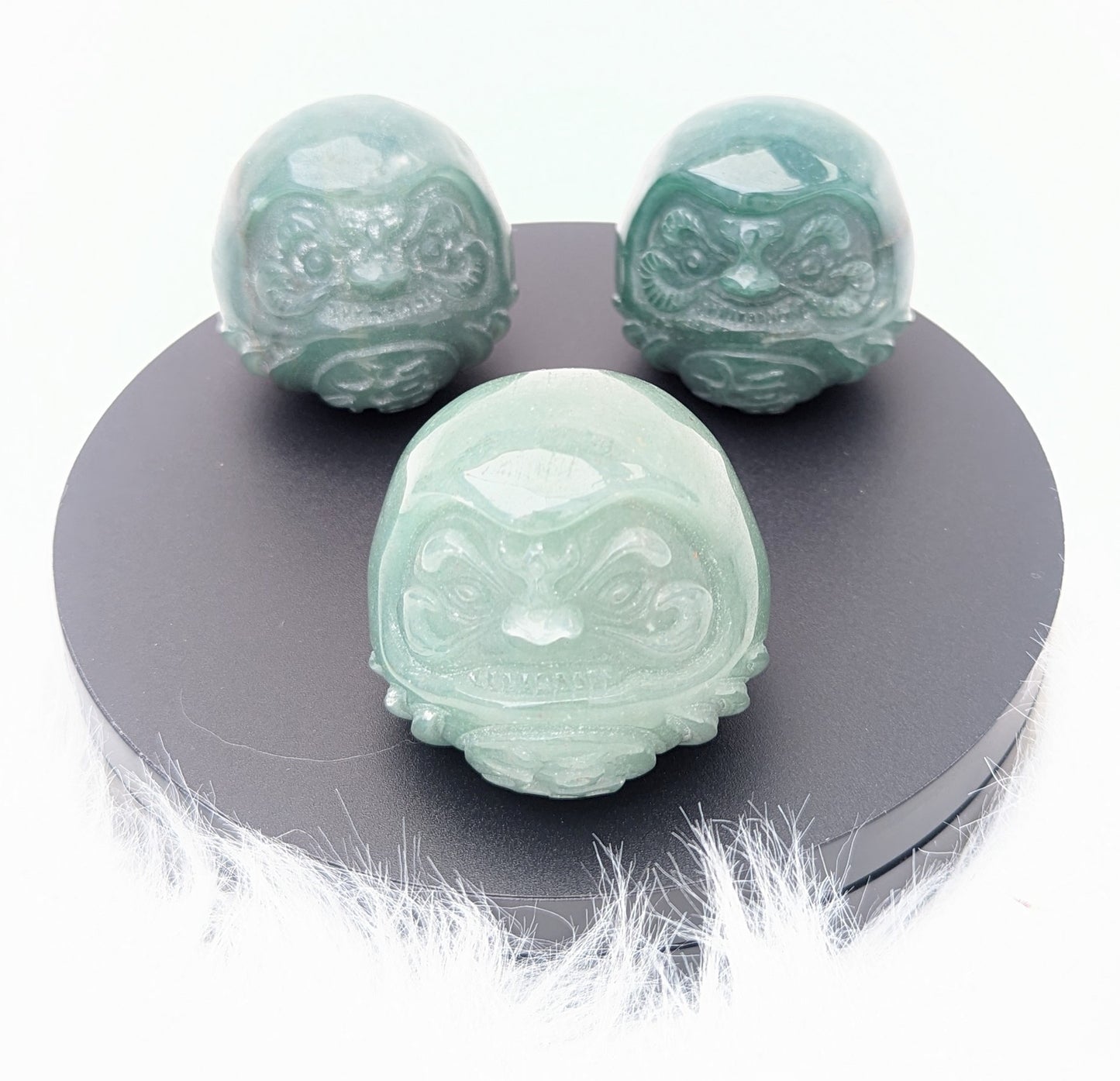 2" inches Green Aventurine Daruma